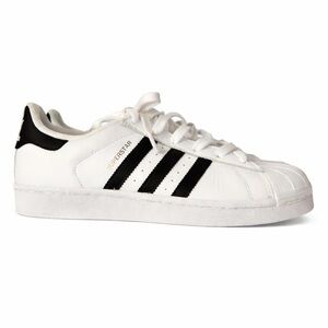 Adidas Superstar White and Black Sneakers